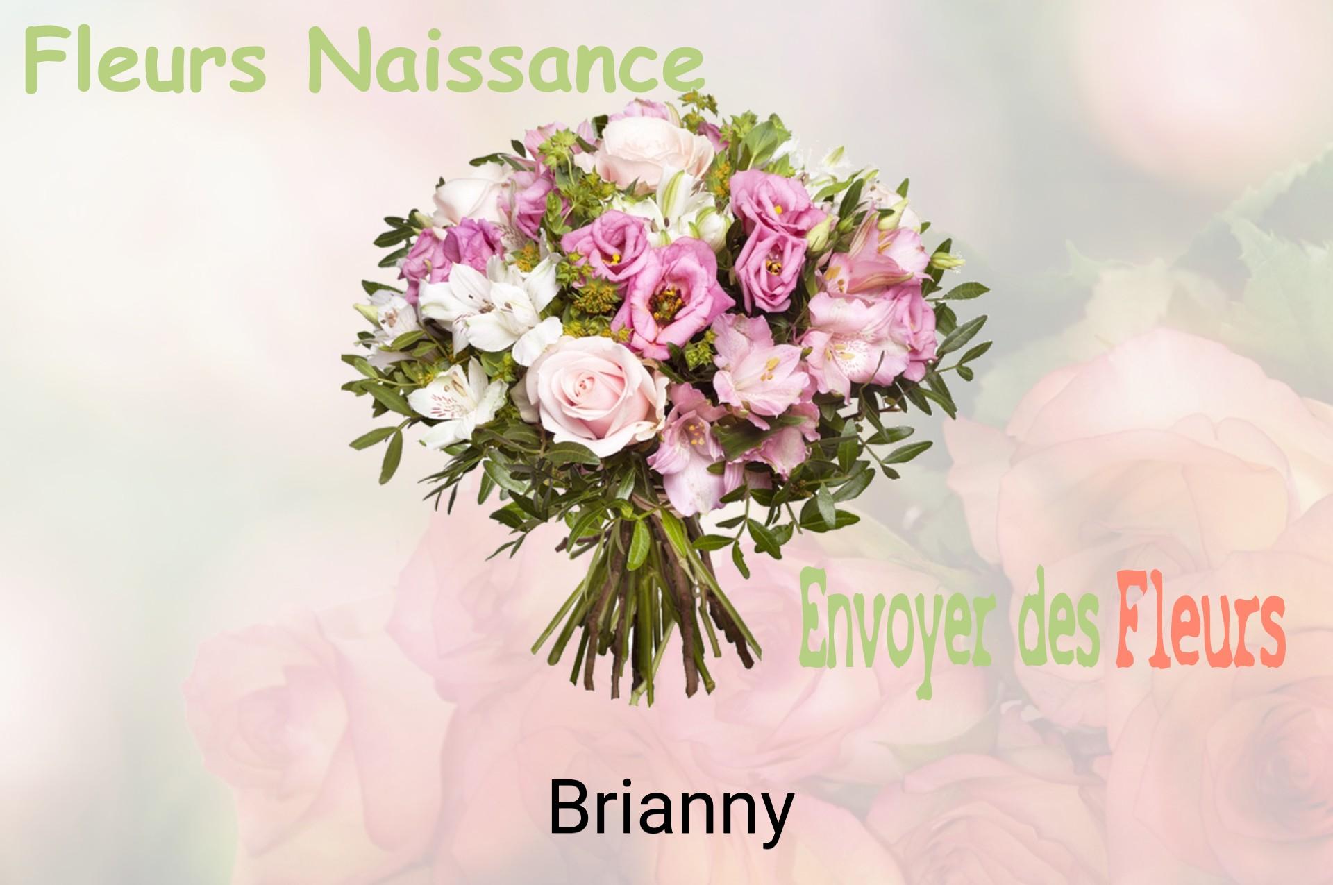 Bouquet de fleurs de naissance livré à Brianny